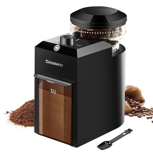 Automatic burr coffee grinder - coffee,