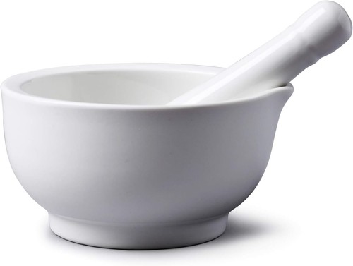 Mortar and pestle set - mortar,