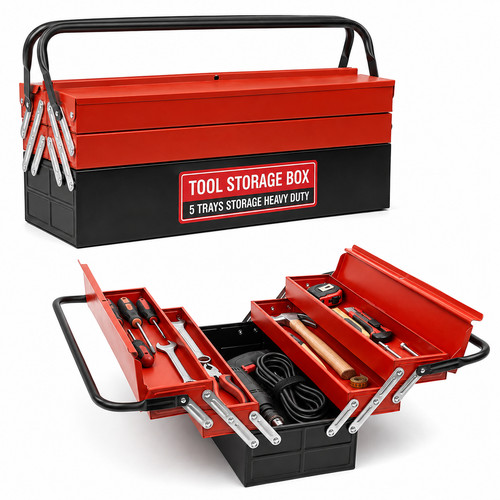 Metal tool box - box, 5