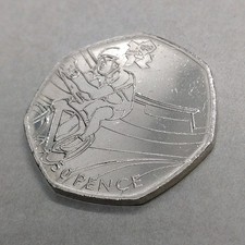  2011 50p Cycling Olympic Coin