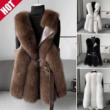 New Women Luxury fox Faux  Fur