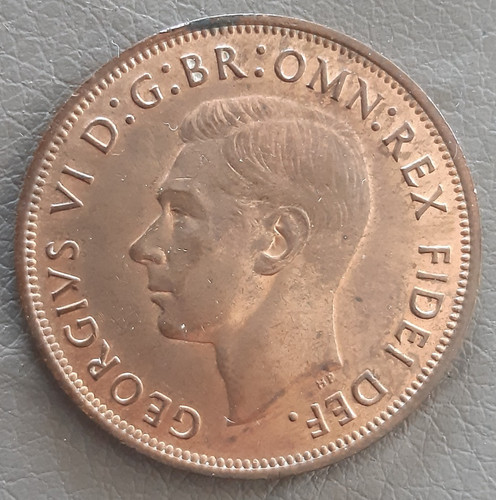1949 one penny coin - 1949,