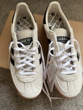 Adidas Originals Handball Spezial Trainers Cream Black,  Gum Sole UK 7.5 RRP £90