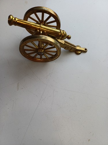 Vintage brass cannon - cannon, heavy