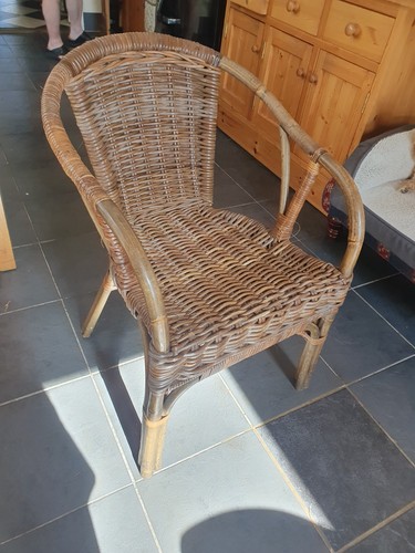 Wicker chair sturdy and - wicker, chair,