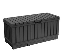 Keter Kentwood Plastic Garden Outdoor Storage Chest Box 350L Weather Resistant