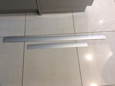 Aluminium Door Floor Bar Edge Trim Threshold 116.5X6cm & 68.5X6cm VGC Rare Width