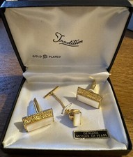 Vintage Cufflinks And Tie Pin