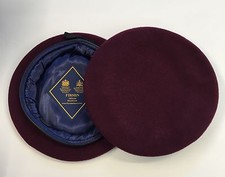 Parachute Maroon Beret, Para, Army, Military, Silk Lined, Small Crown, Wool