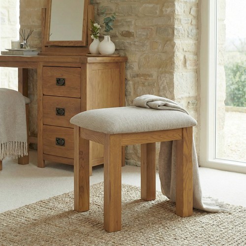 Dressing table stool rustic - stool,