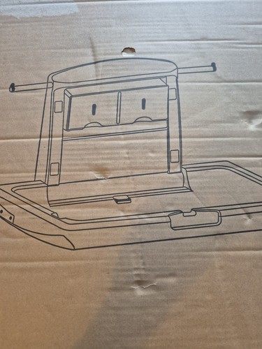 Wall mounted fold down - mounted, fold-down