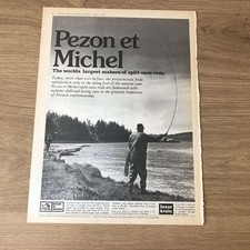 GUNS26 MAGAZINE ADVERT 12X9 PEZON ET MICHEL SPLIT-CANE RODS