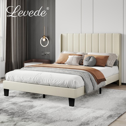 Levede bed frame double king - bed,