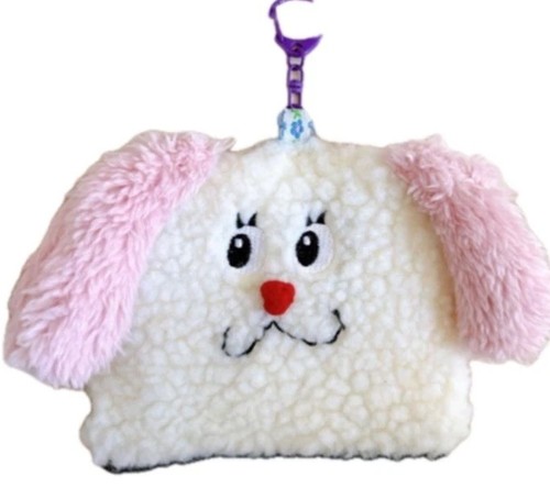 Kawaii plush bunny pouch - plush,