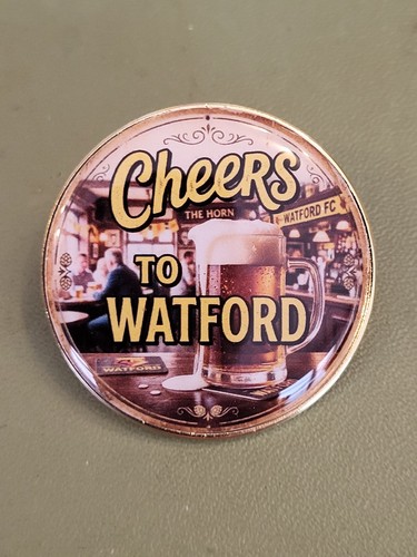 Watford cheers pin badge - watford,