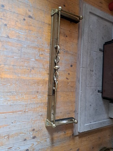 Brass open fire guard - open, ¹