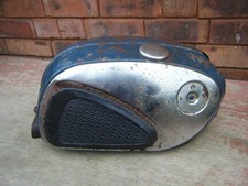 HONDA CB77 CB72 PETROL TANK WITH CAP CHROME SIDE PANELS VINTAGE MOTORCYCLE