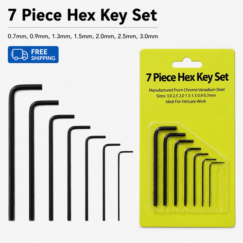 7pcs mini hex - hex, allen