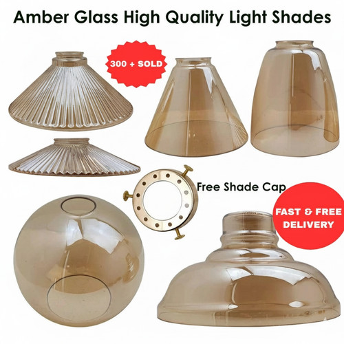 Modern ceiling light amber - modern,