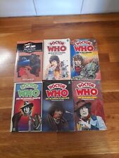 6 X Vintage Target DOCTOR WHO Books Paperbacks Rare 
