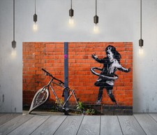Banksy hula bicycle - banksy,