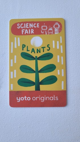 Yoto card science fair plants - yoto,