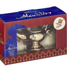 Disney Official Aladdin Gold Ceramic Egg Cup with Lid Great Prop Gift Boxed