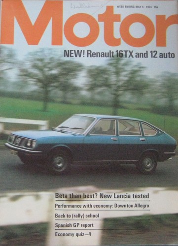 Motor magazine may 1974 - magazine, 4