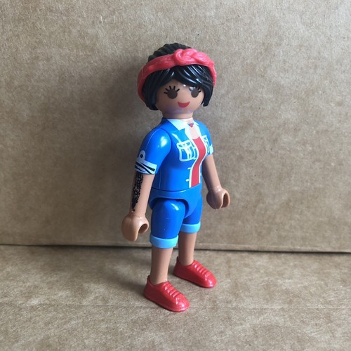 Playmobil black haired - black,