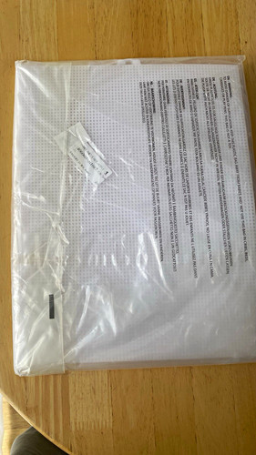 White plastic mesh canvas - plastic,