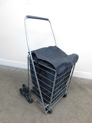 Vtg folding shopping - vtg, cart