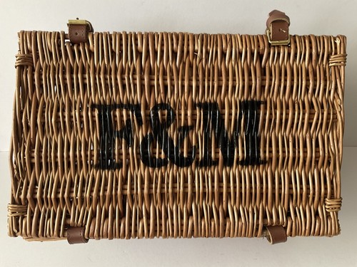 Wicker basket hamper - f&m,