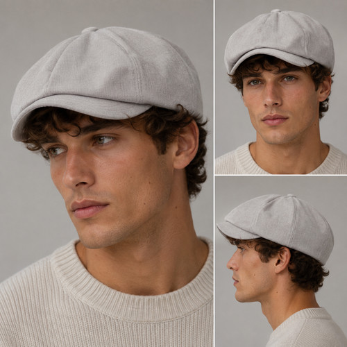 Newsboy summer linen look hat - summer,
