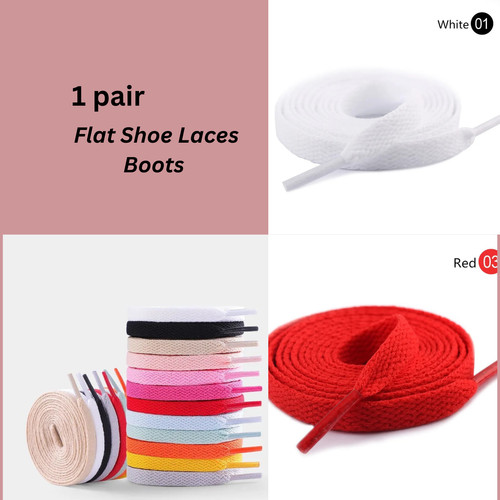 Flat shoe laces boots - flat,
