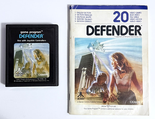 Defender atari 2600 7800 - defender,