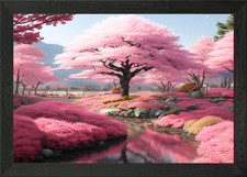 Cherry blossoms Framed Wall