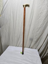 solid  brass handled walking