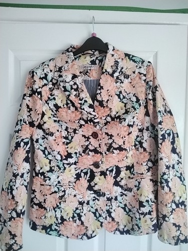 Joe browns peach - floral, print
