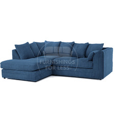 Luxor Marine Blue Corner Sofa