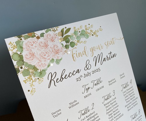 Blush pink rose wedding table - pink,