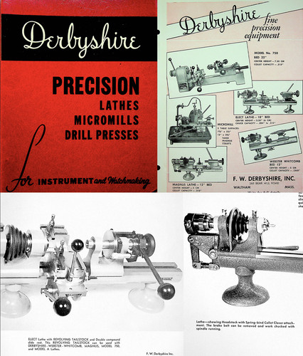 Derbyshire lathes catalog - lathes, ~