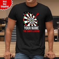 Personalised Darts T Shirt Any