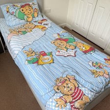 90s Vintage Single Duvet Cover