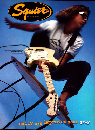 1995 squier fender guitar - 1995, by