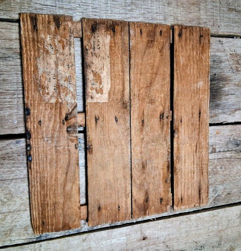 Vintage wood crate top - crate,