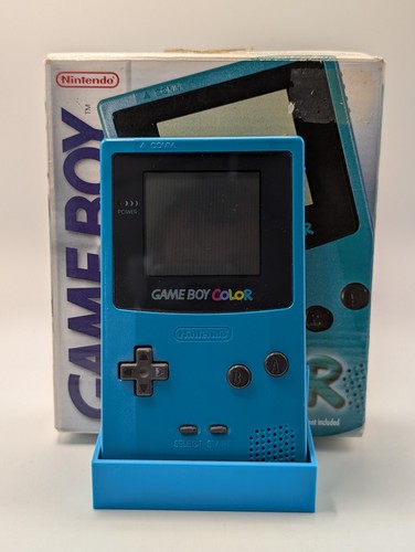 Nintendo game boy color teal - game,