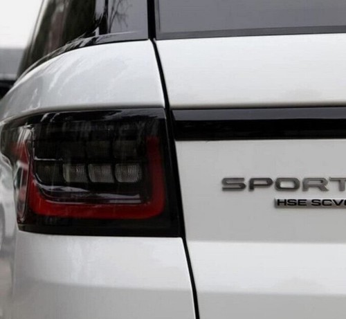 Silver range rover sport badge - sport,