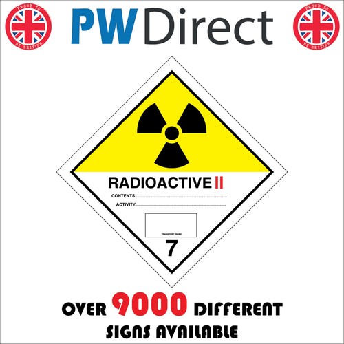 Sign radioactive category - sign,