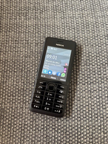 Nokia 301 big - big, button