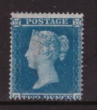 QV 2d Two Penny Blue Small Crn